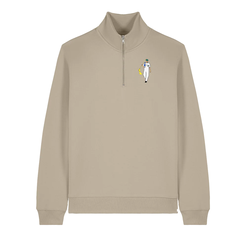 Augusta Organic Cotton 1/4 Zip - Desert Dust