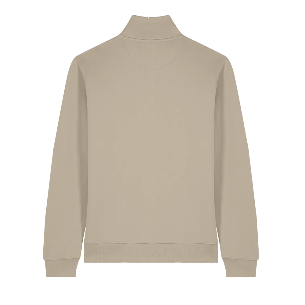 Augusta Organic Cotton 1/4 Zip - Desert Dust - Image 2