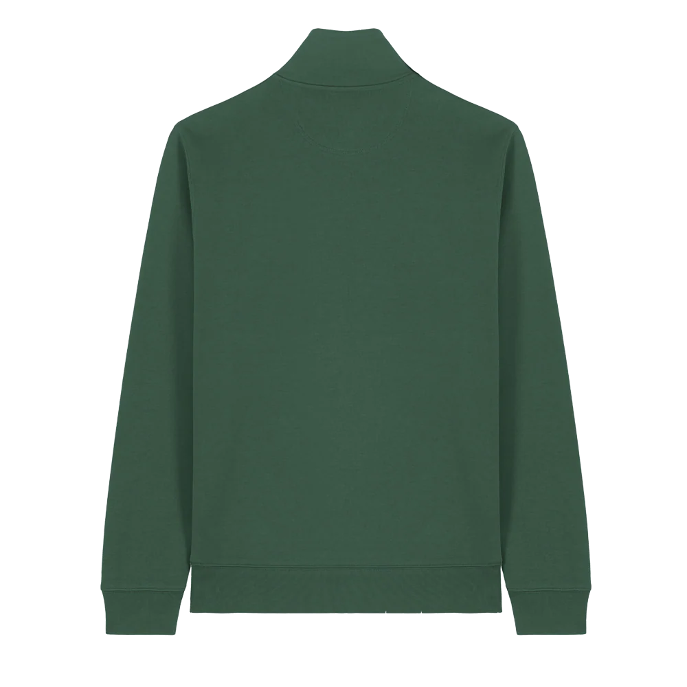 Augusta Organic Cotton 1/4 Zip - Green - Image 2