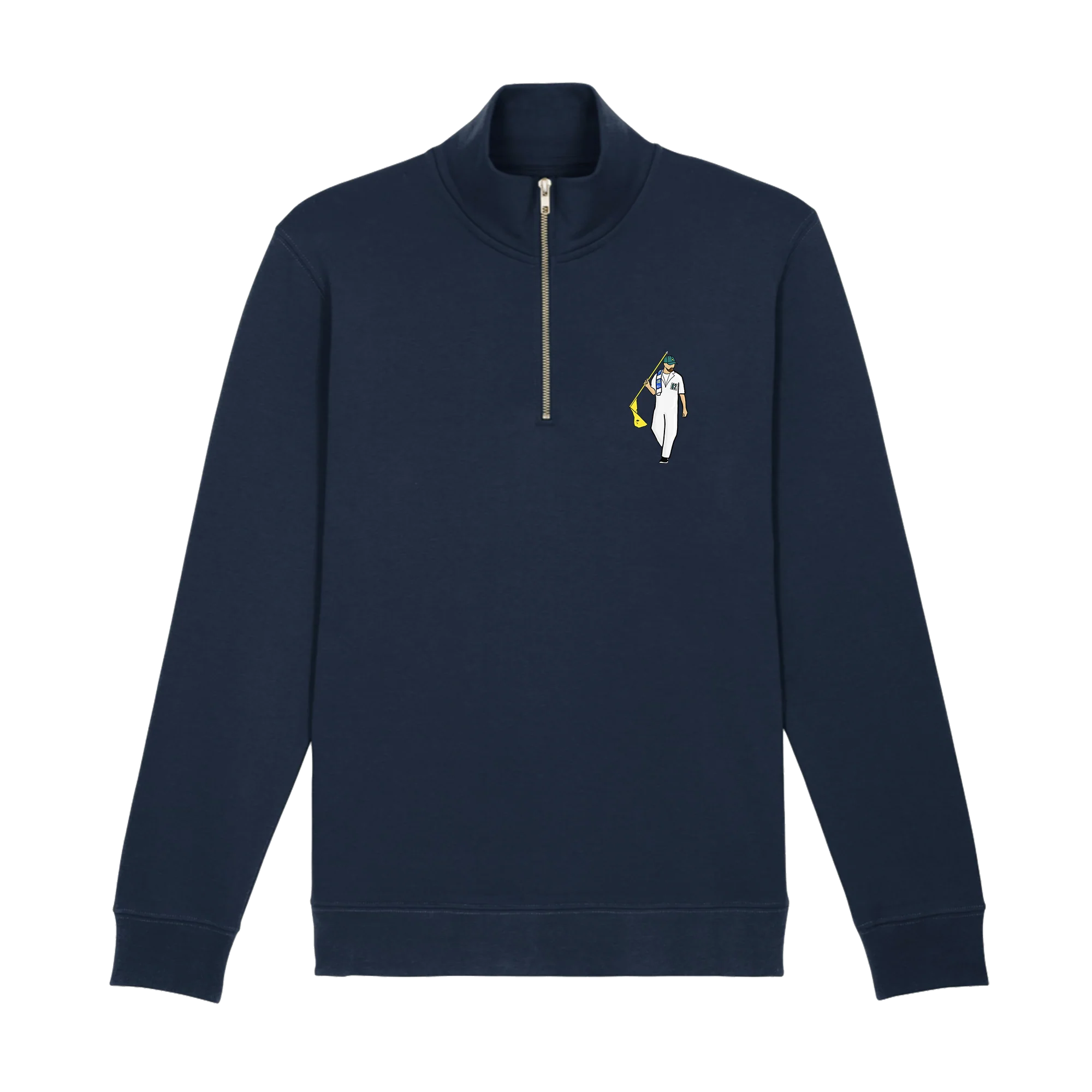 Augusta Organic Cotton 1/4 Zip - Navy