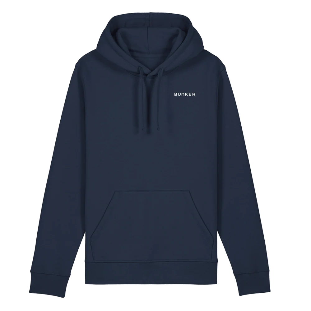 Azalea Organic Cotton Hoodie - Navy - Image 2