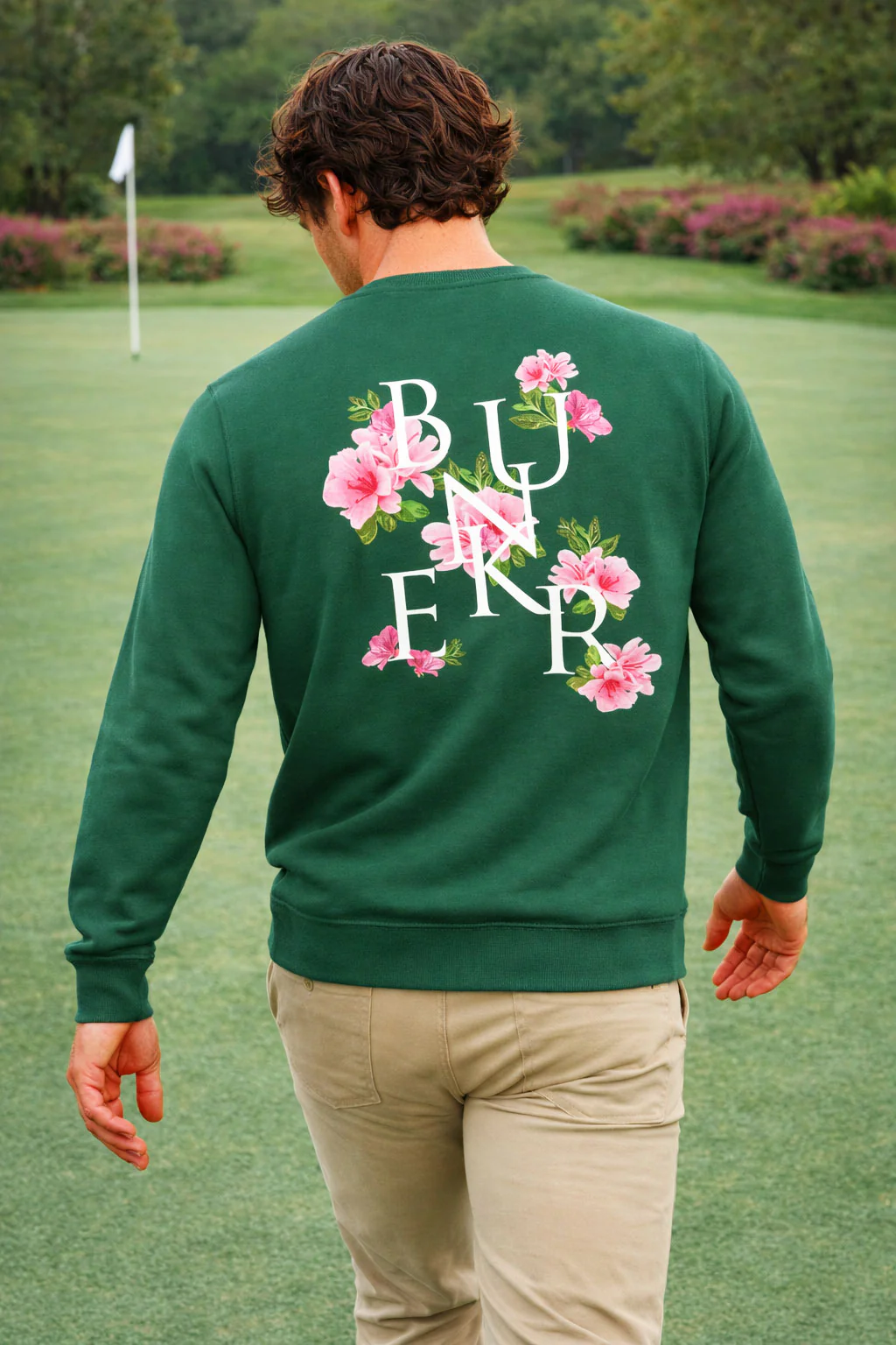 Azalea Organic Cotton Sweatshirt - Green - Image 3