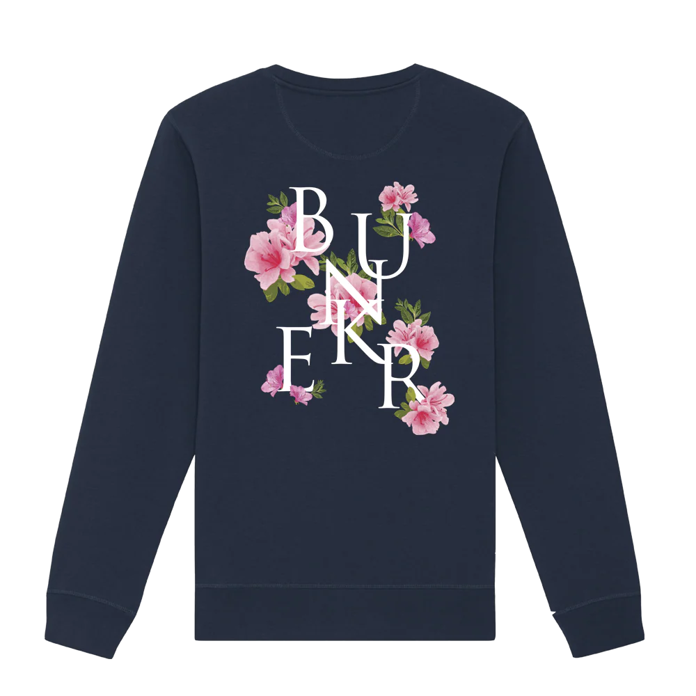 Azalea Organic Cotton Sweatshirt - Navy