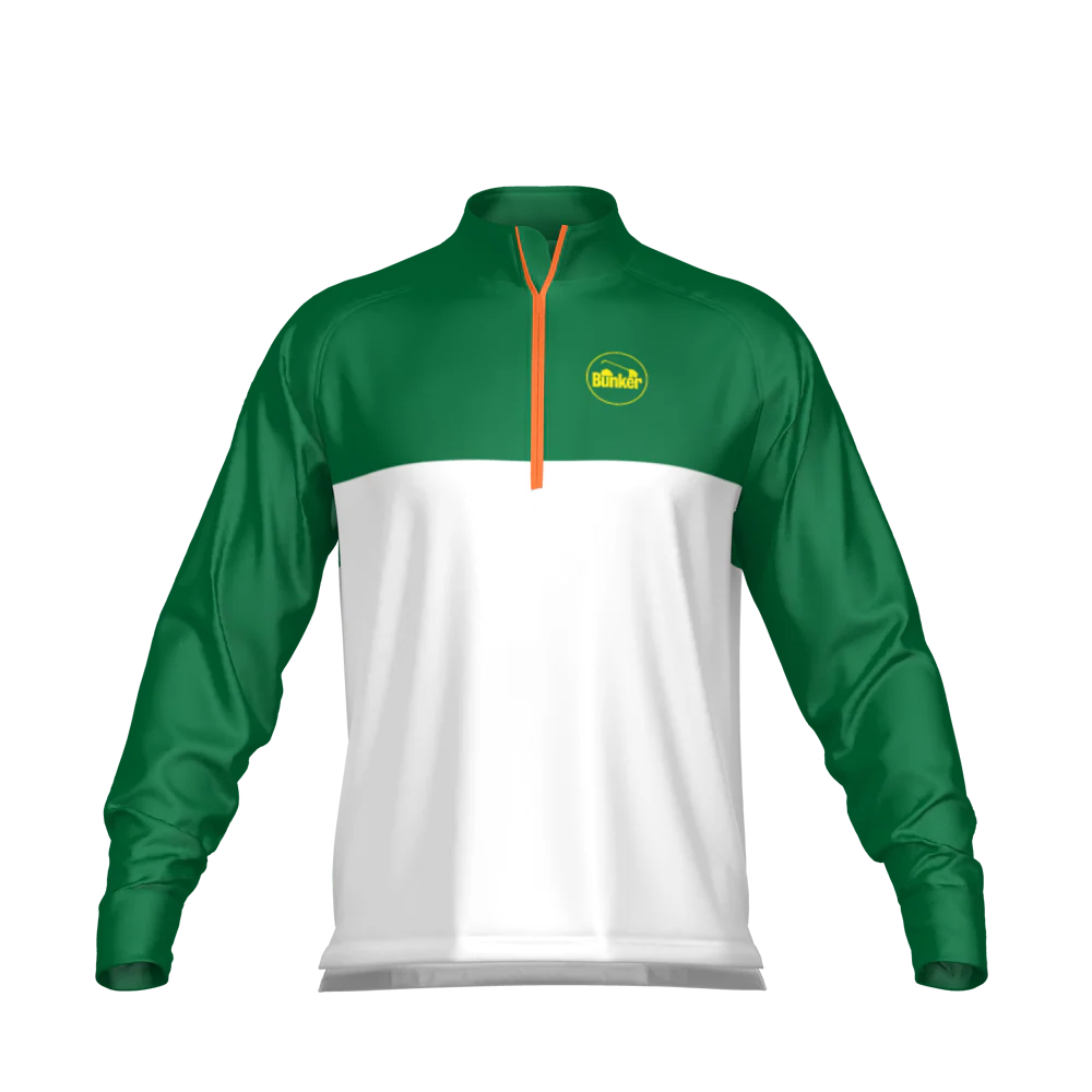 Bunker Azalea Mid Layer - Green & White