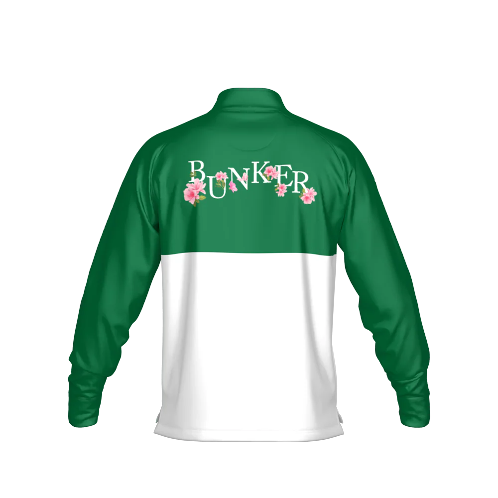 Bunker Azalea Mid Layer - Green & White - Image 2