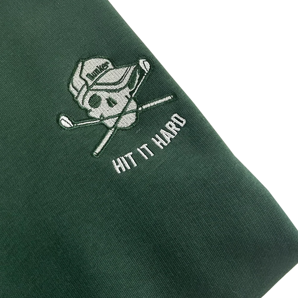 Skull Embroidered Hoodie - Image 2