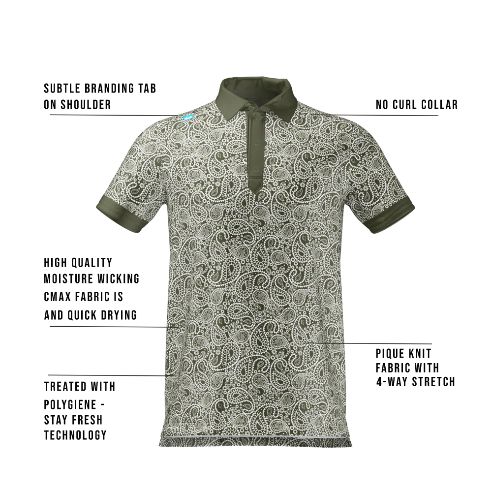 CMax Paisley Polo - Image 4