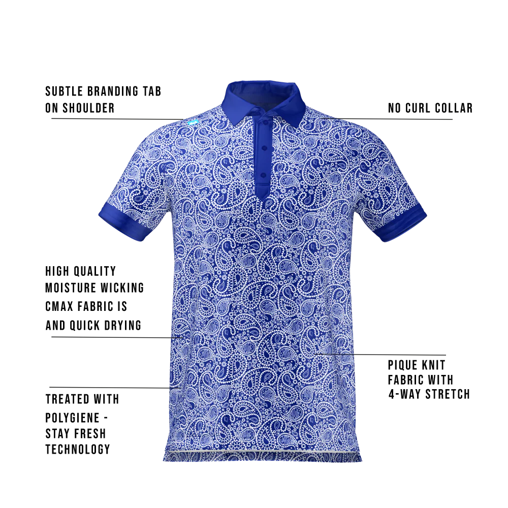 CMax Paisley Polo - Image 5