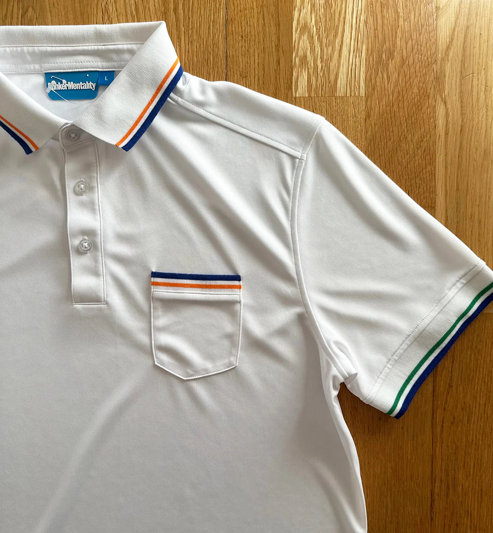 CMAX Pocket Polyester Polo Shirt - White - Large (sample) - Image 2