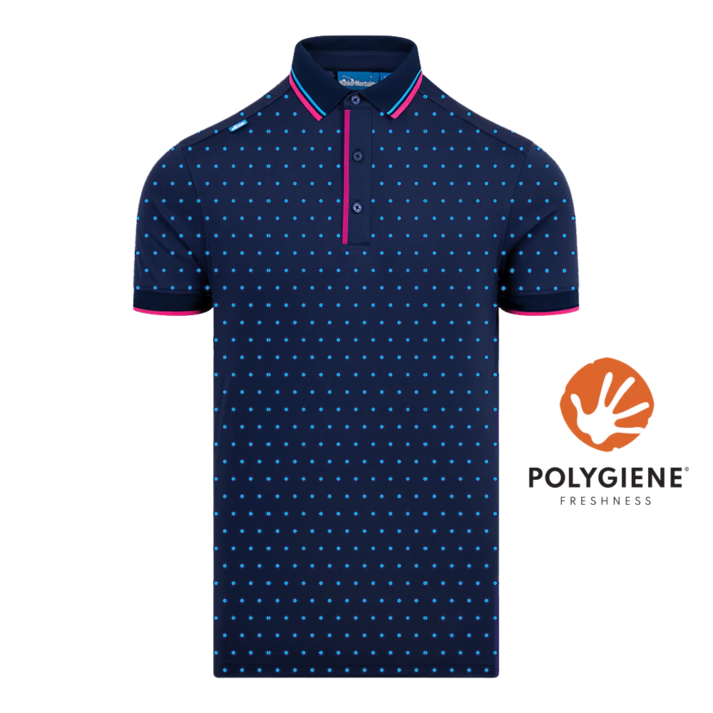 CMAX Polka Dot Polo