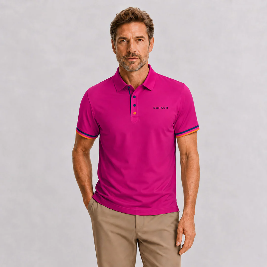 CMax Roller Polo - Cerise Pink - Image 3