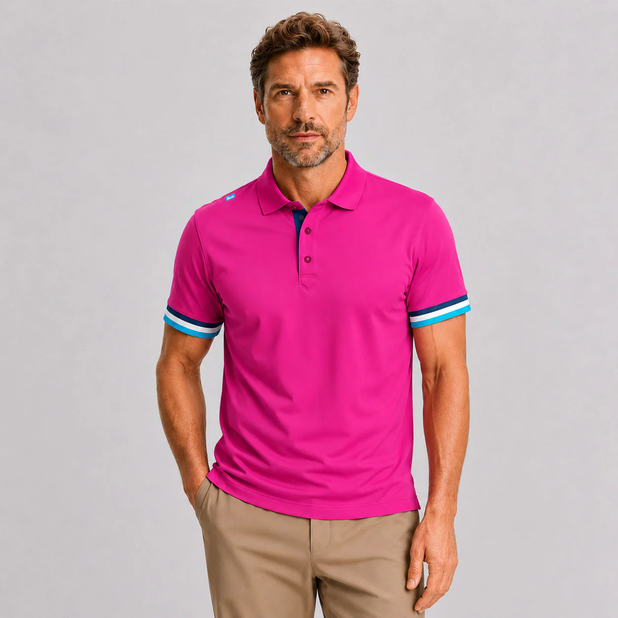 CMax Roller Polo - Hot Pink - In Stock - Image 3