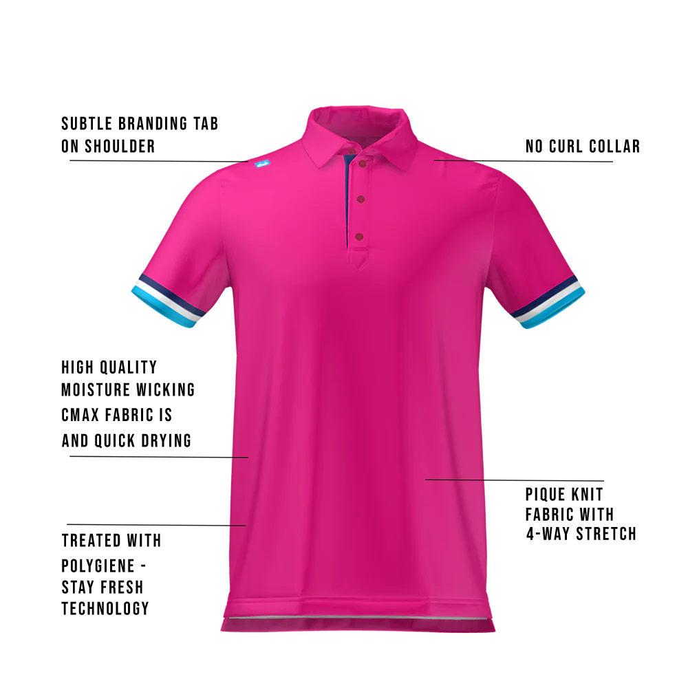 CMax Roller Polo - Hot Pink - In Stock - Image 6