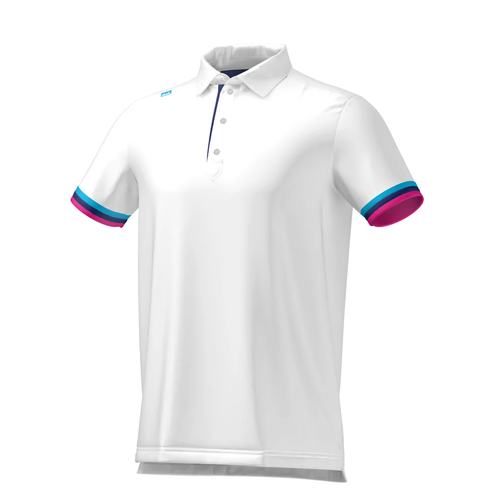 CMax Roller Polo - Solid White - Image 2