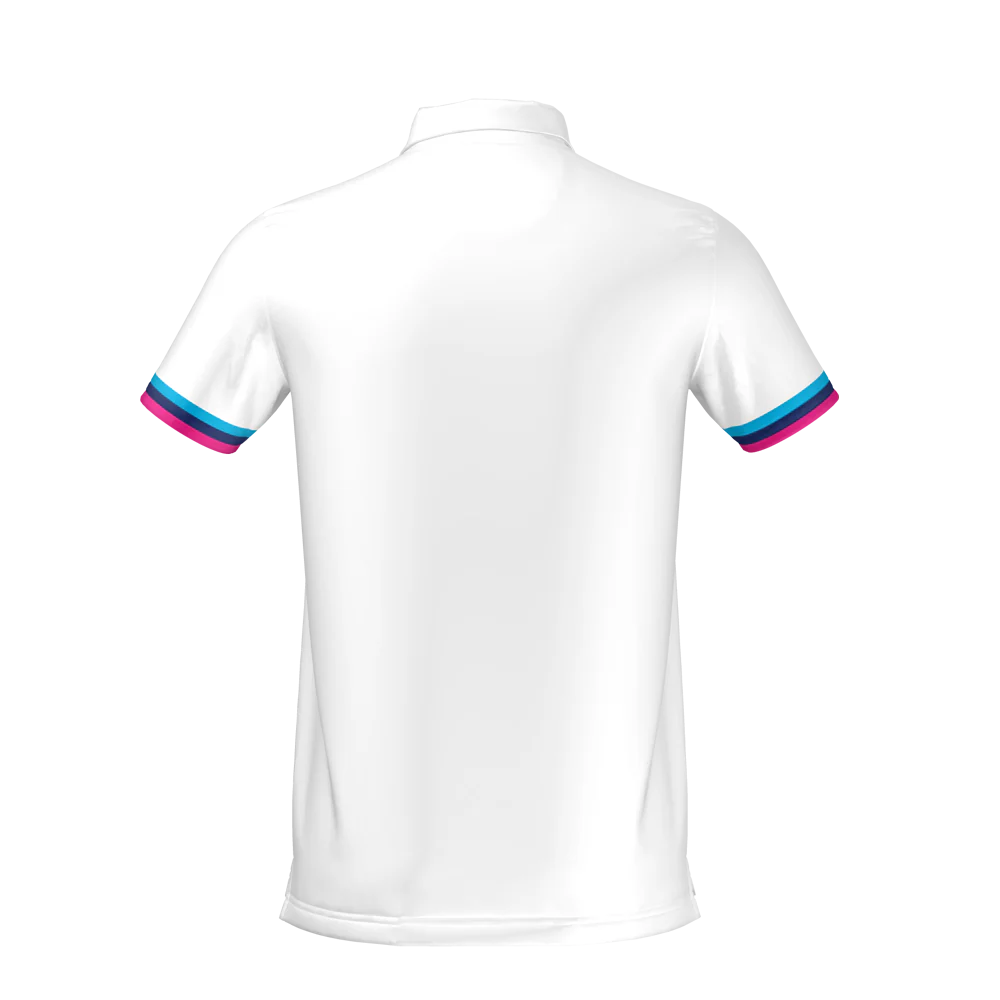 CMax Roller Polo - Solid White - Image 4