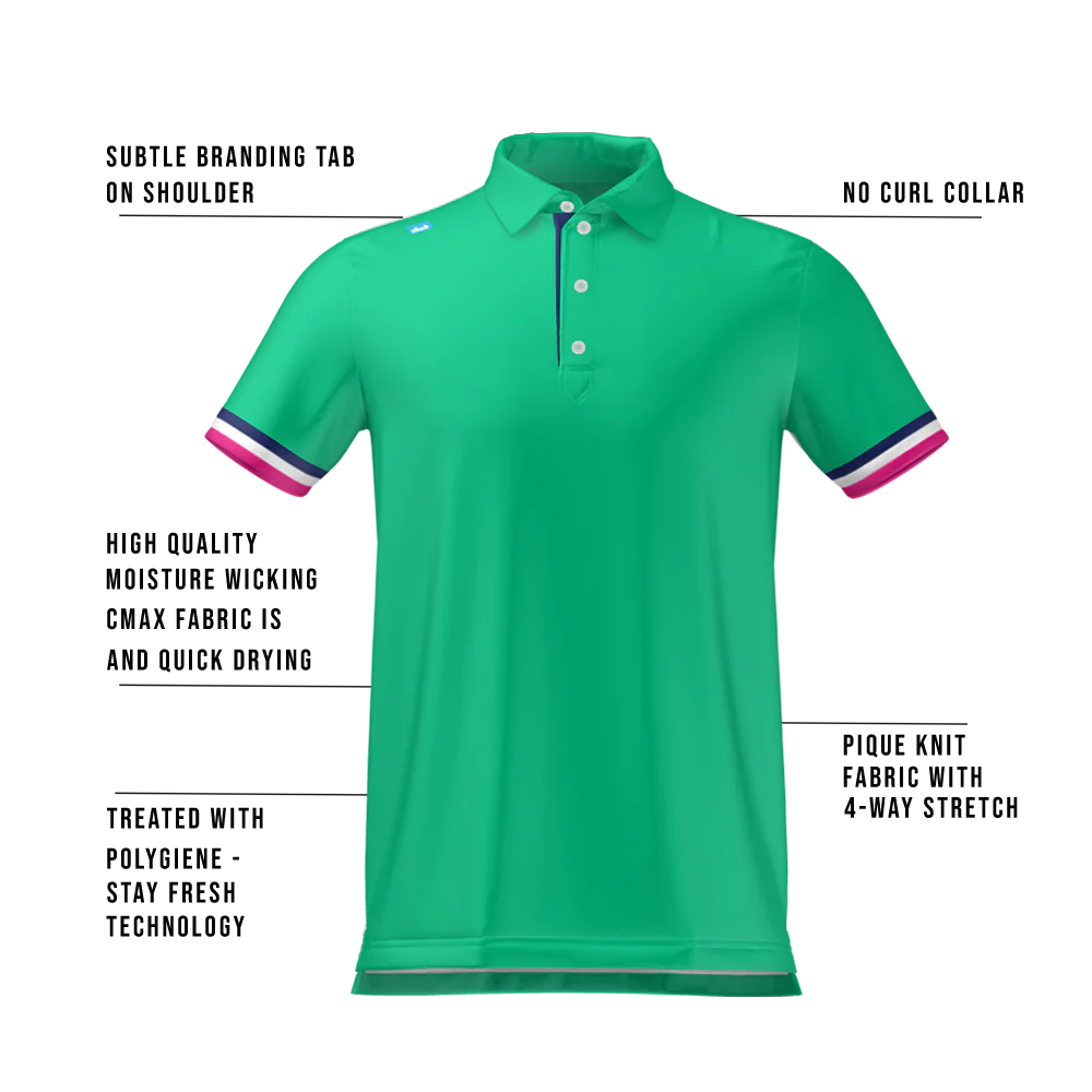 CMax Roller Polo - Green - Image 4