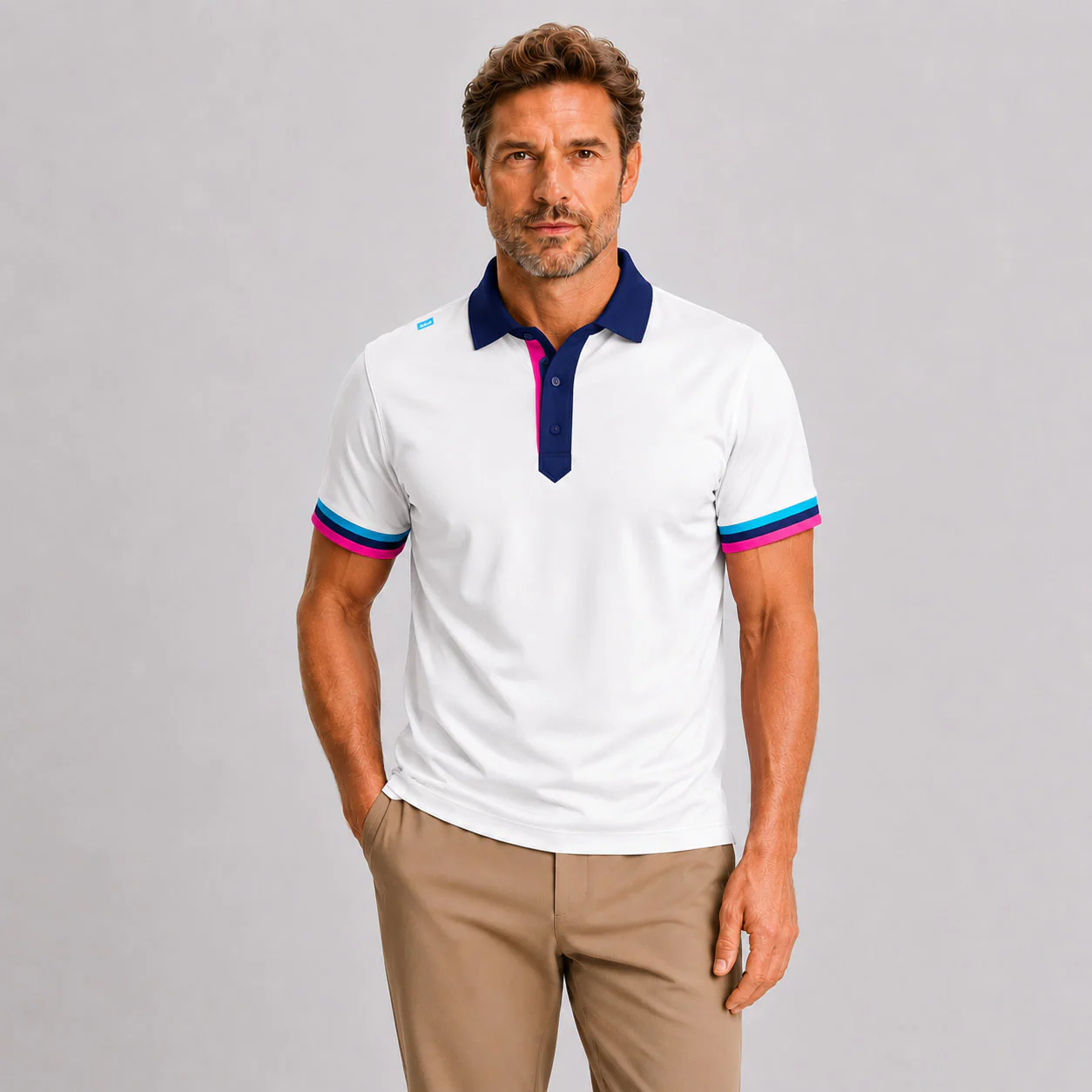 CMax Roller Polo - White - Image 3
