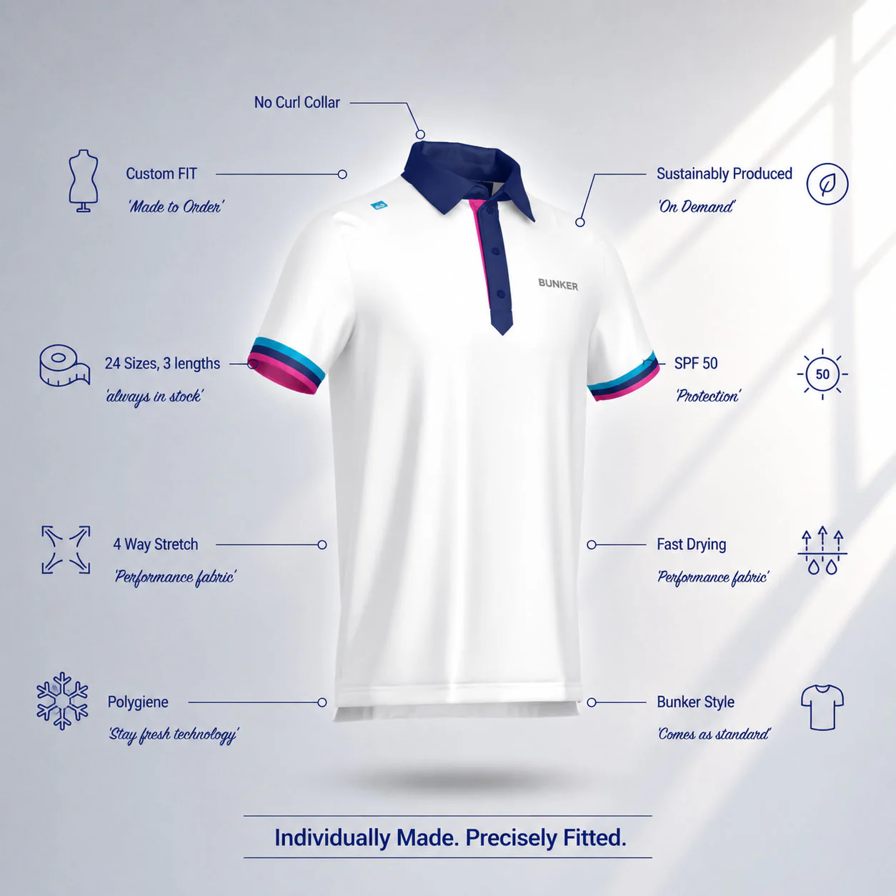 CMax Roller Polo - White - Image 4