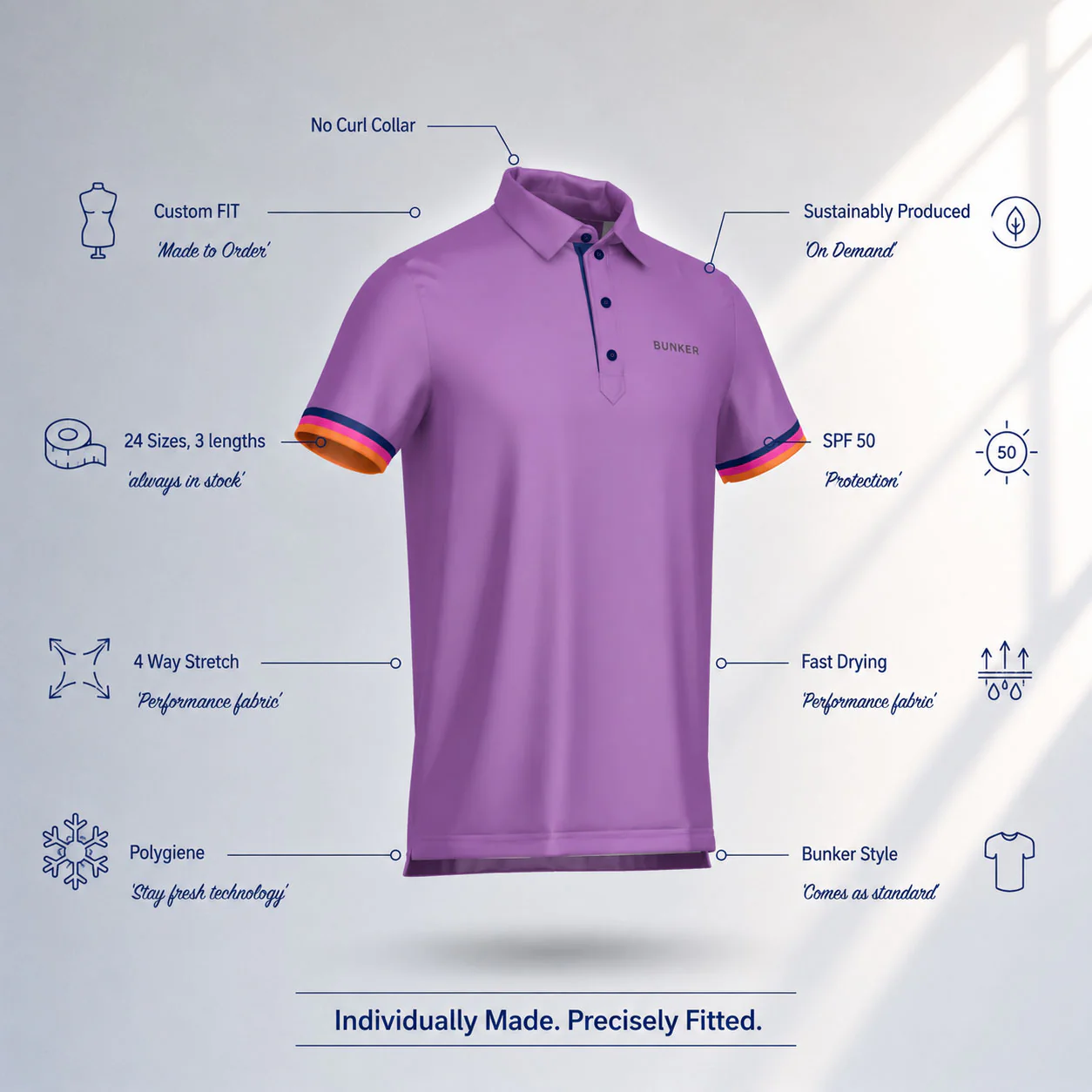 CMax Roller Polo - Purple - Image 3