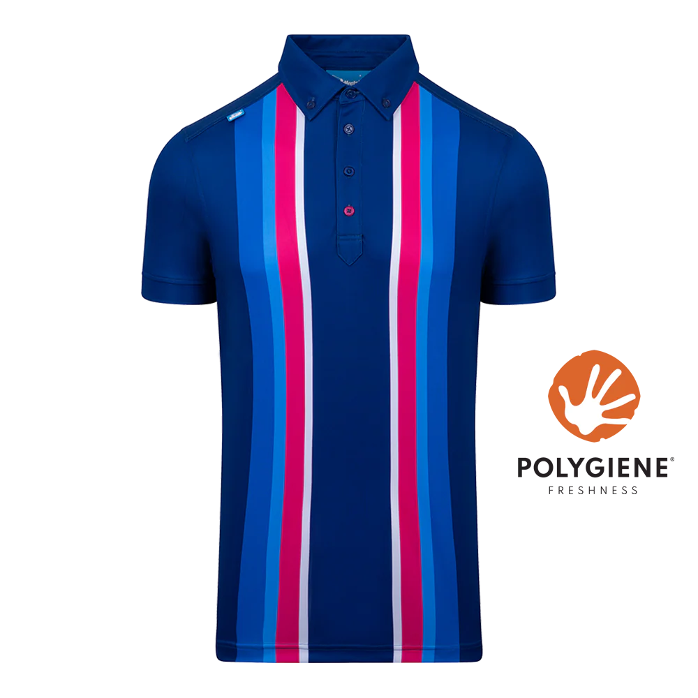 CMAX Vertical Stripe Polo