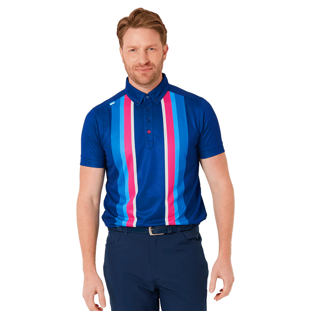 CMAX Vertical Stripe Polo - Image 3