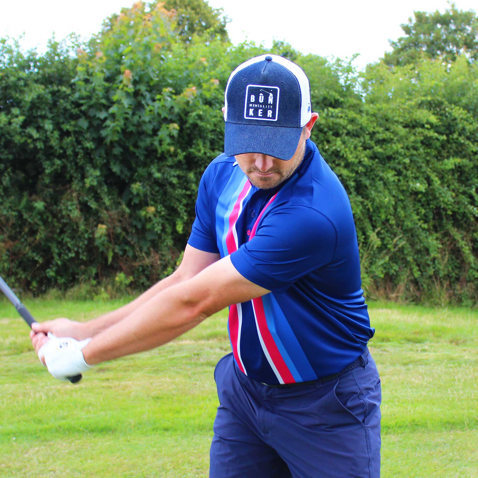 CMAX Vertical Stripe Polo - Image 4