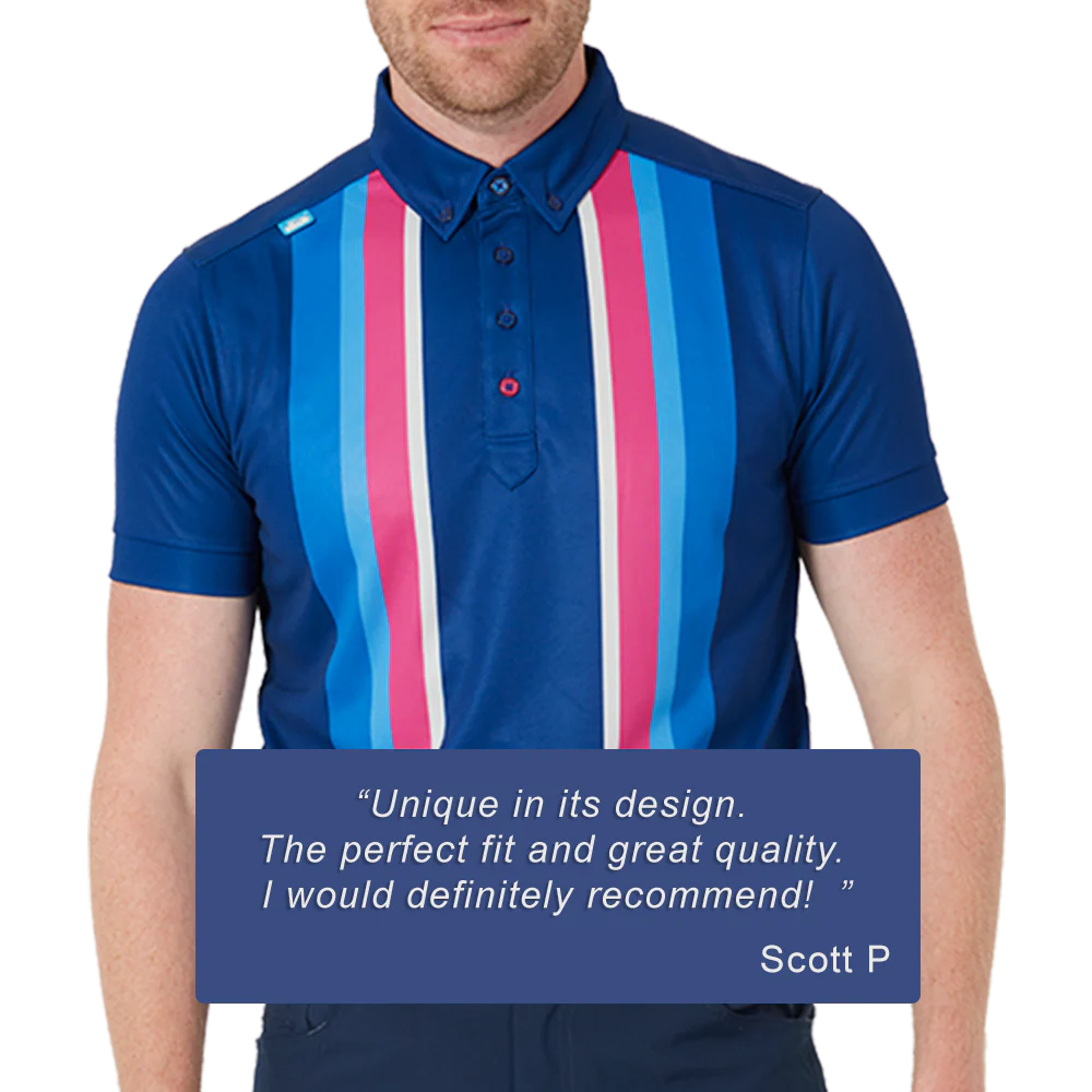 CMAX Vertical Stripe Polo - Image 7