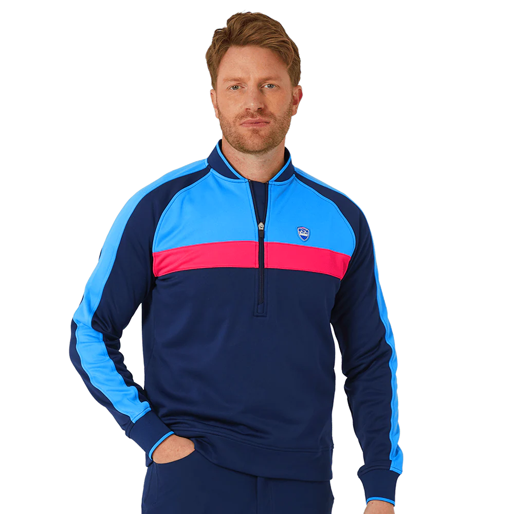 Colour Block Quarter Zip - Image 2