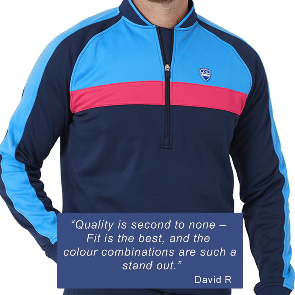 Colour Block Quarter Zip - Image 8