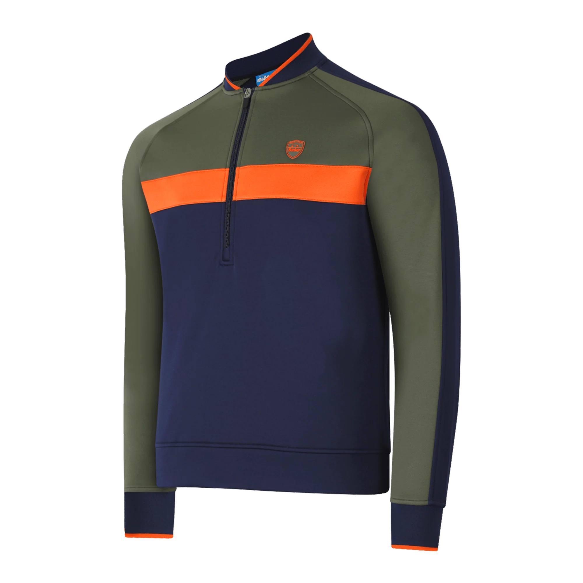 Colour Block Quarter Zip - Image 10