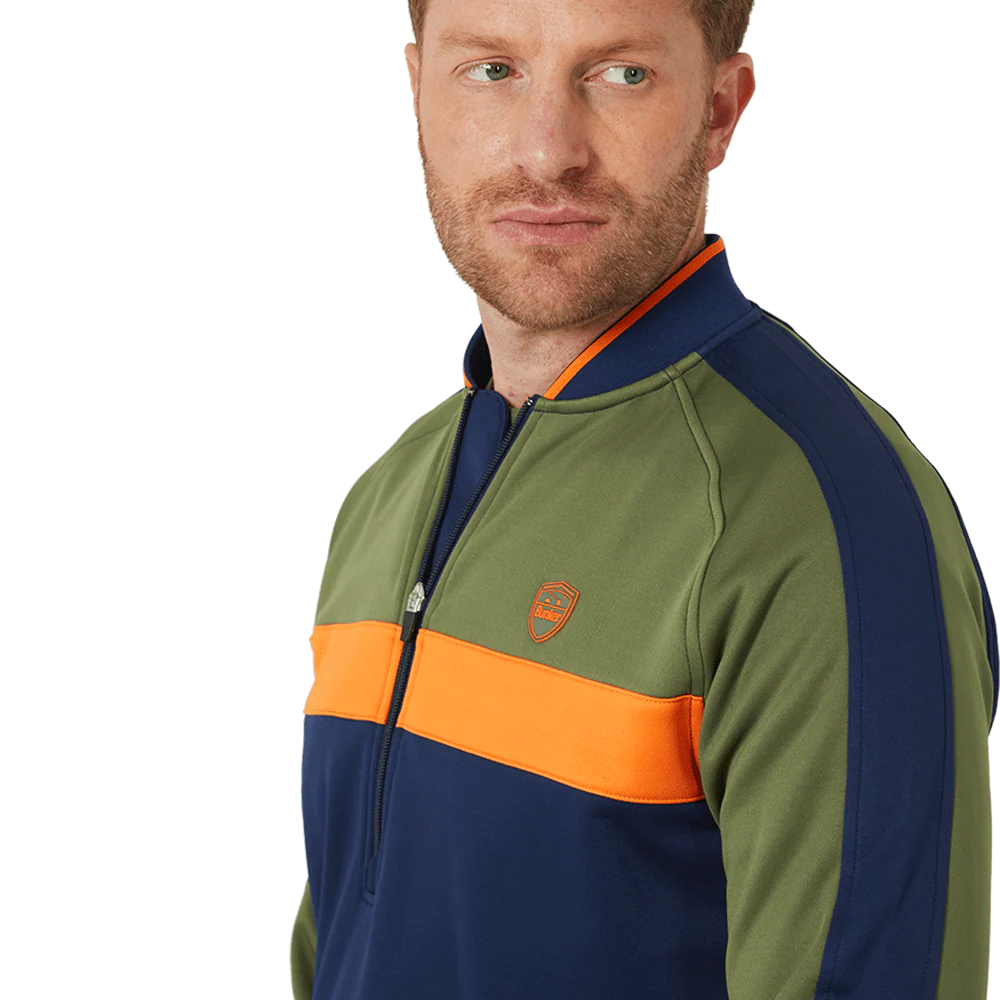 Colour Block Quarter Zip - Image 6
