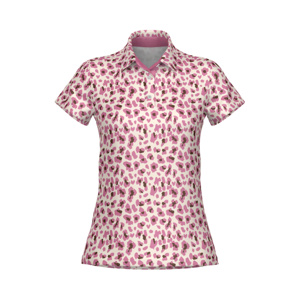 Flair Polo - Chocolate, Pink