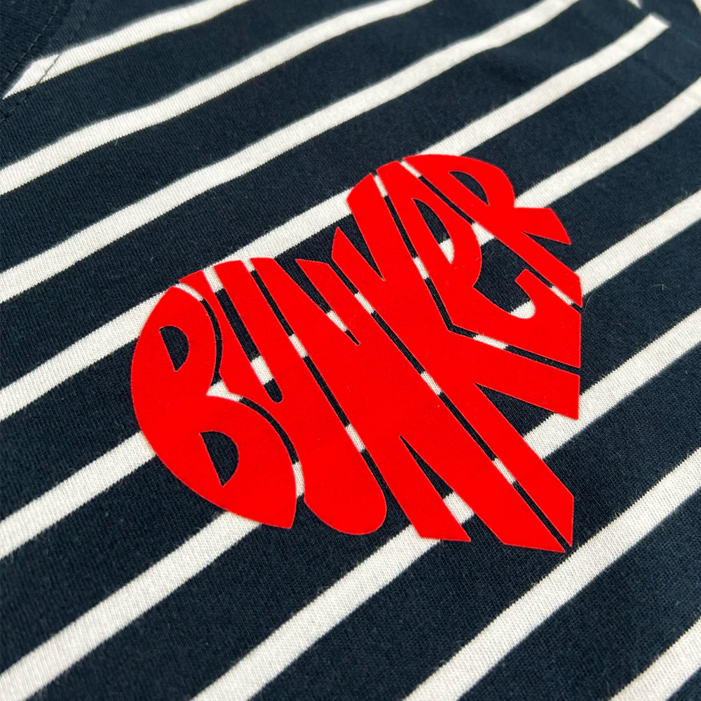 Heart Stripe T Shirt - In Stock - Image 3