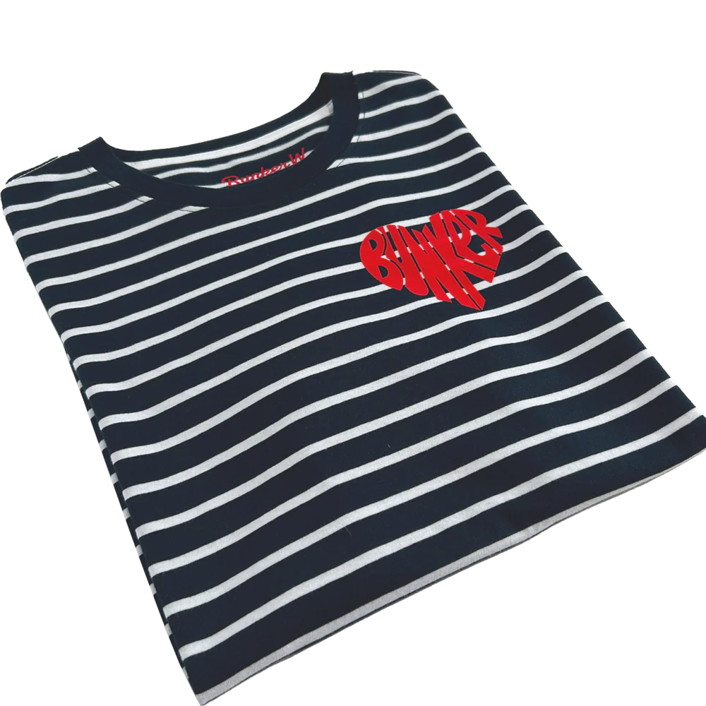 Heart Stripe T Shirt - In Stock - Image 5