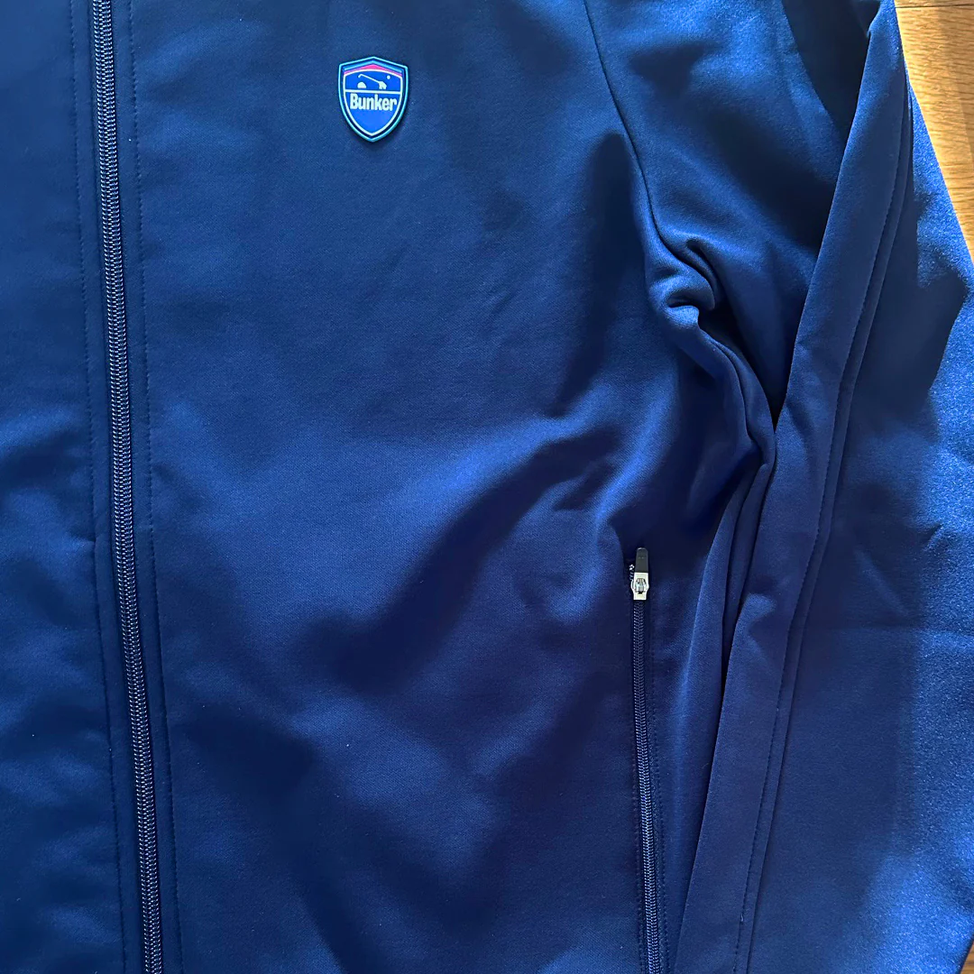 Full Zip Polyester Bunker Sheild - Navy - M - (Sample) - Image 2