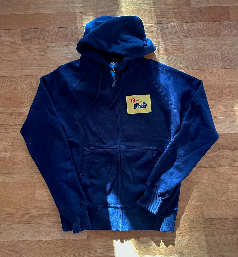 Full Zip Sweat Bunker Flag - Navy - S - (Sample)