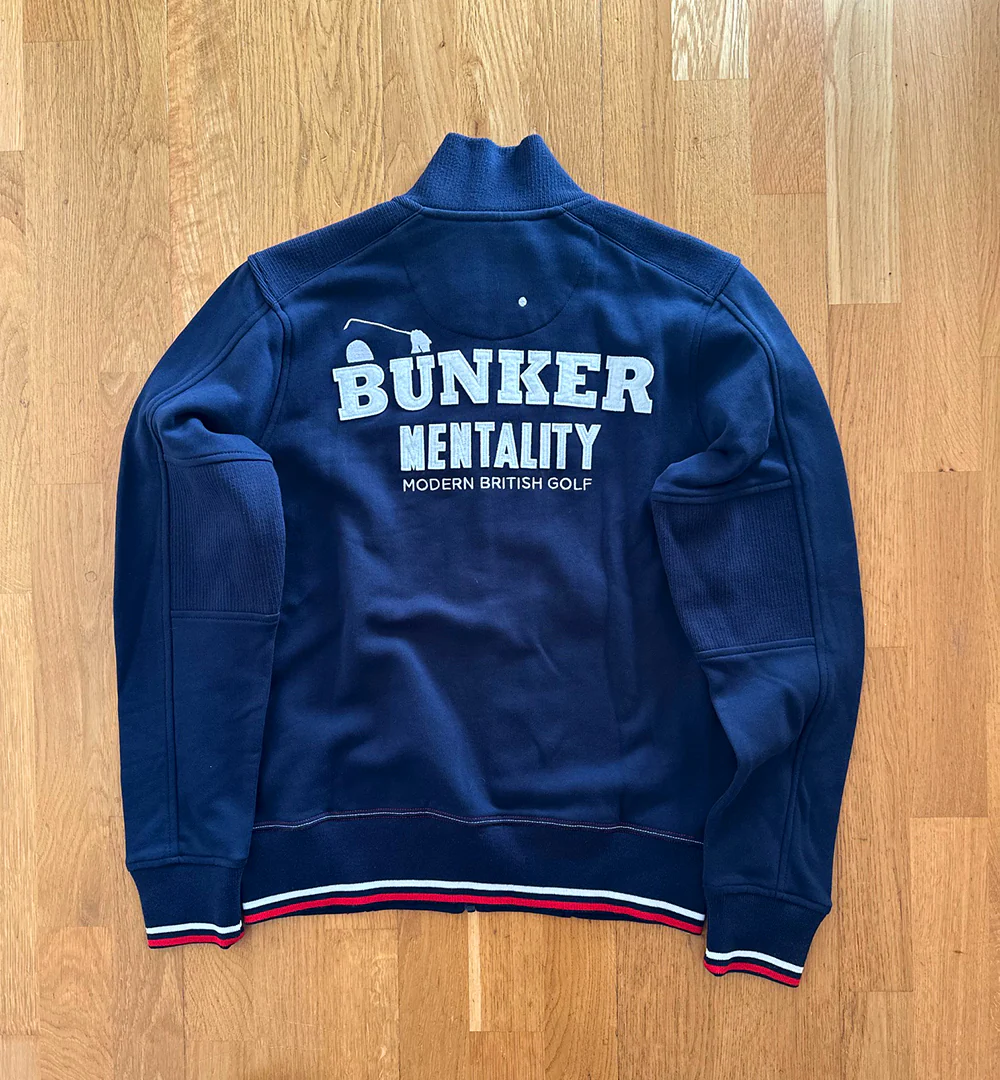 Full Zip Sweat Bunker Shield - Navy - S - (Sample)