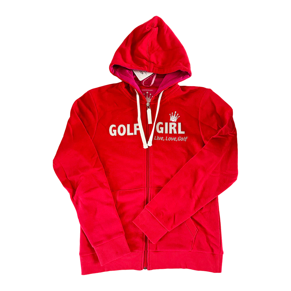 Golf Girl Hoodie - Red (sample)