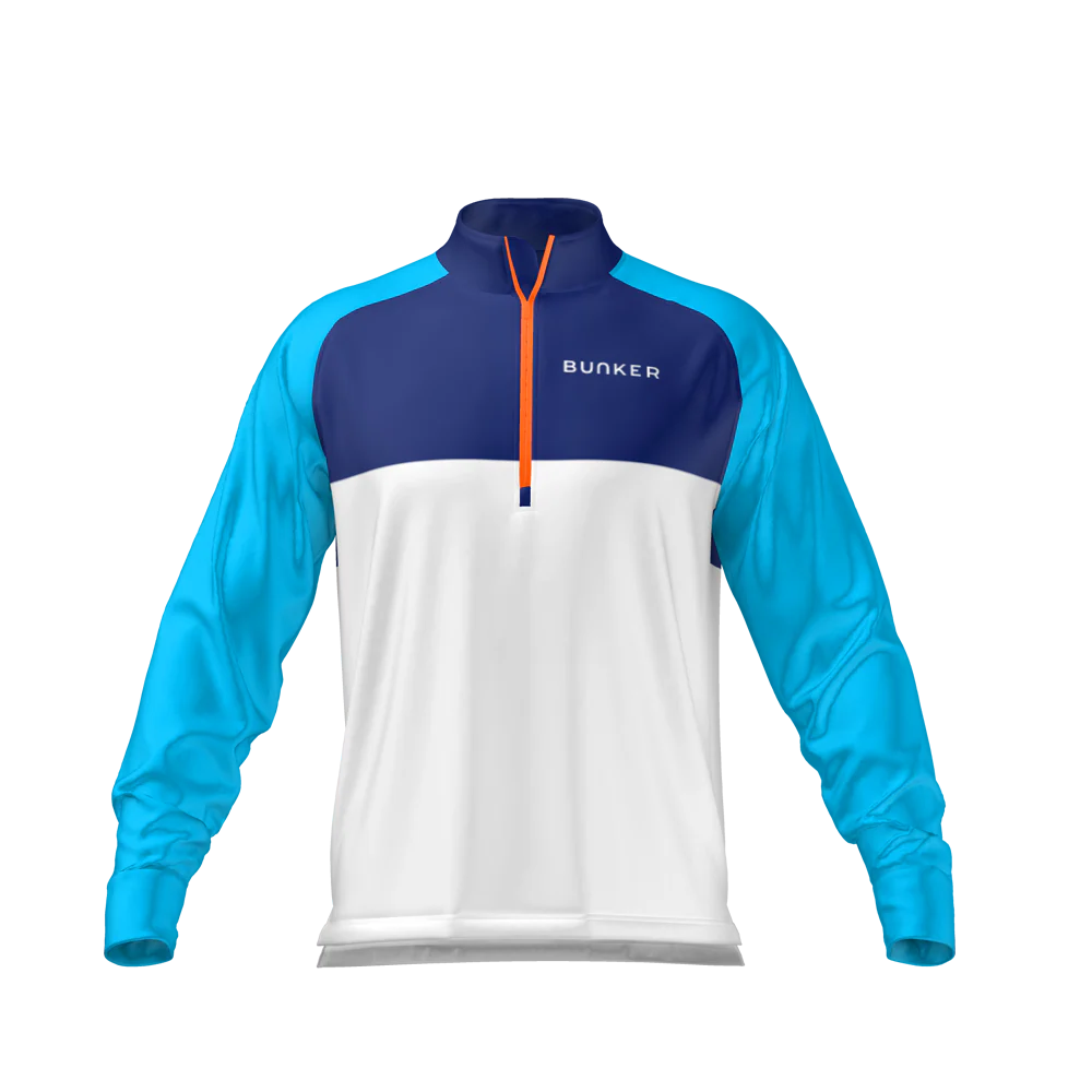 NXT SPRT Mid Layer - Bunker Blue & White - Image 4