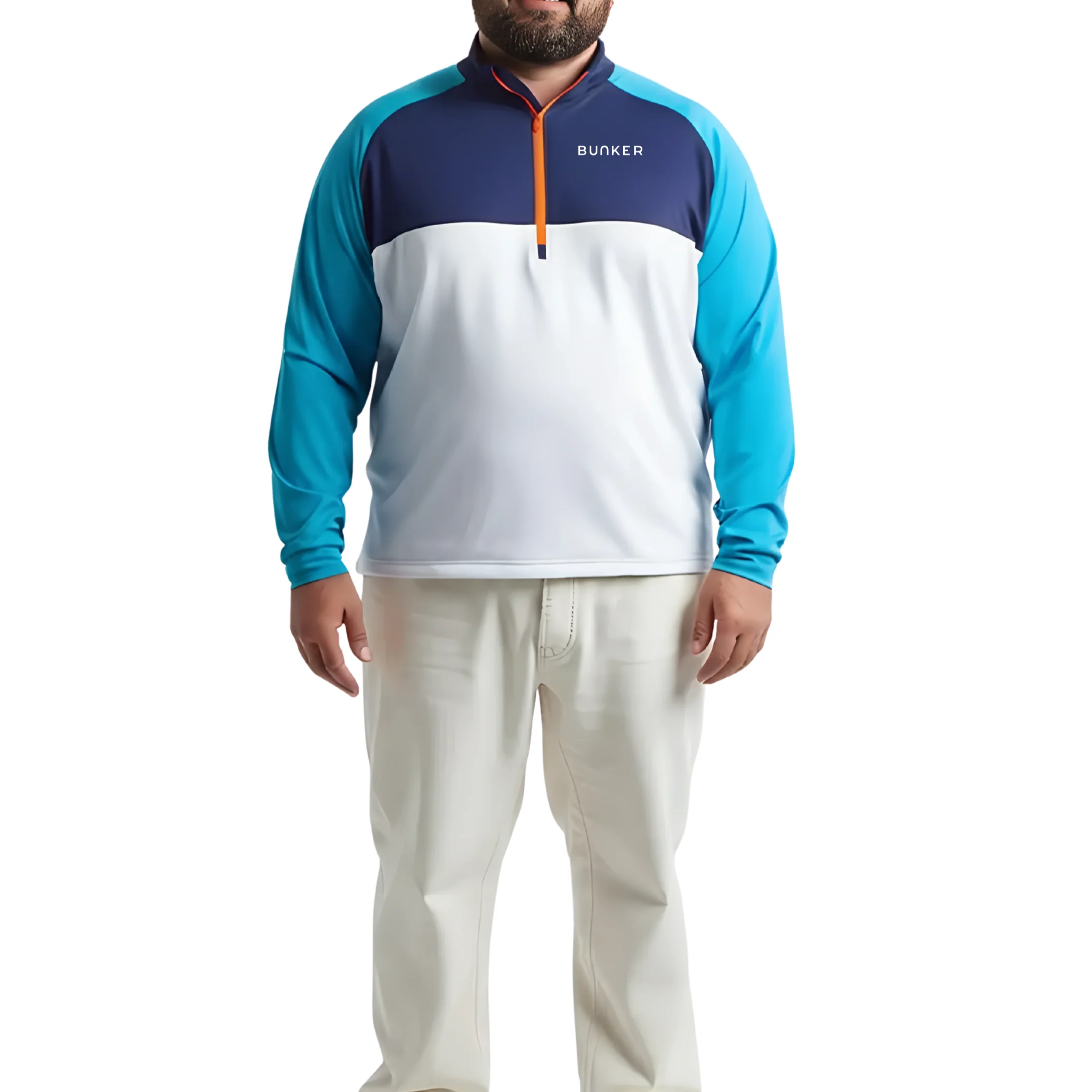 NXT SPRT Mid Layer - Bunker Blue & White - Image 8