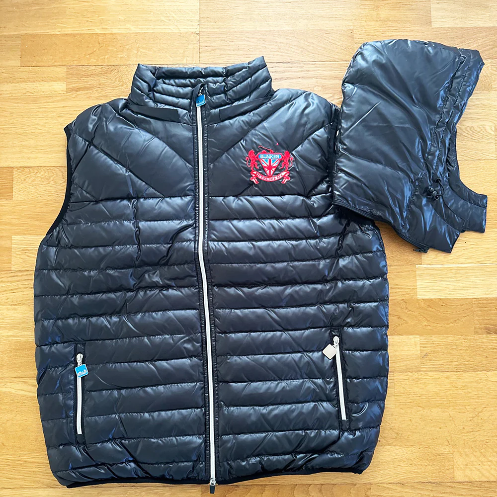Hooded Puffer Caddy Gilet - Black - XS - (Sample) - Image 4