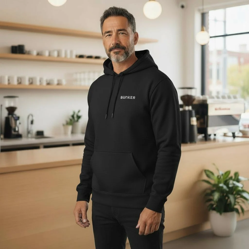 Logo Hoodie Black - Image 3