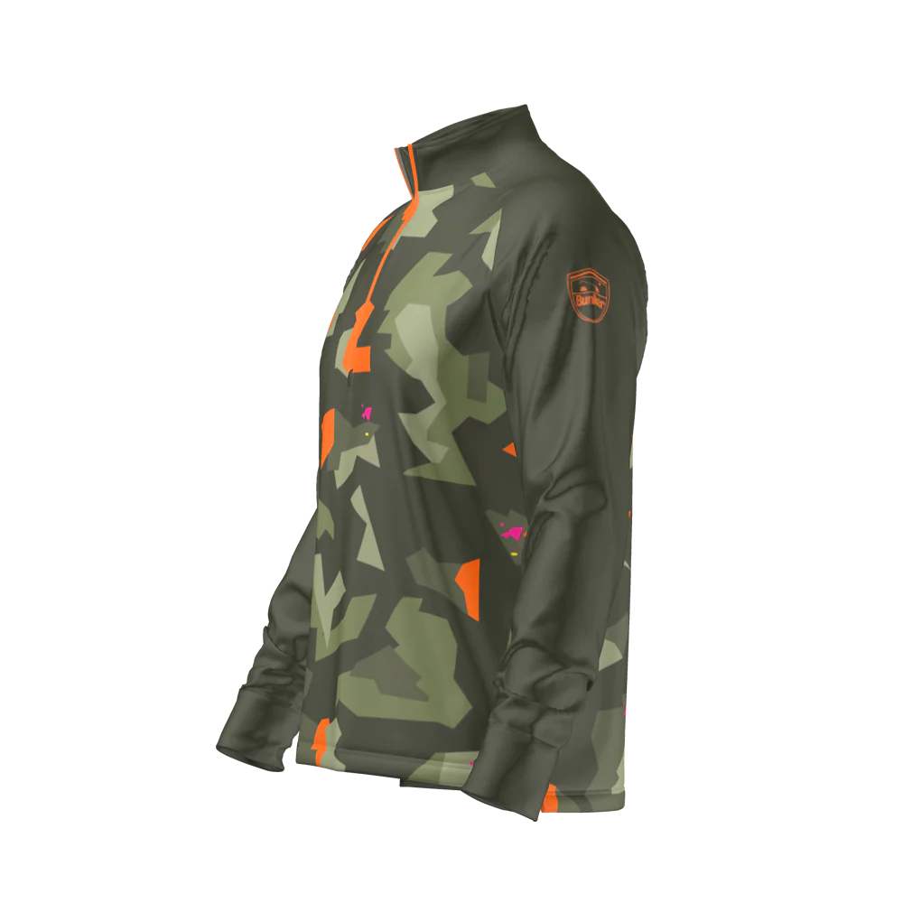 Camo Mid Layer - Khaki - Image 3