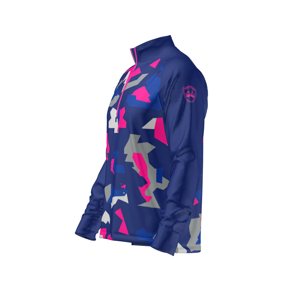 Camo Mid Layer - Blue - Image 3