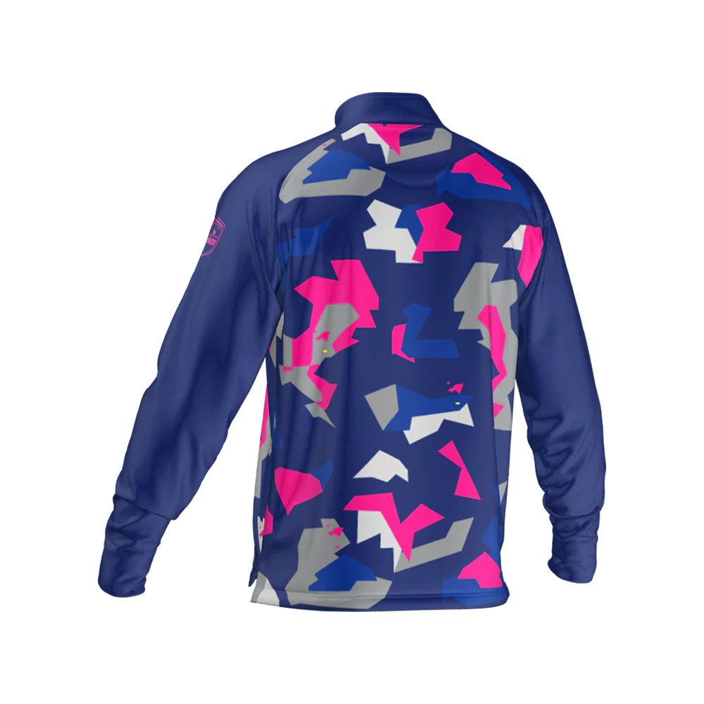 Camo Mid Layer - Blue - Image 4