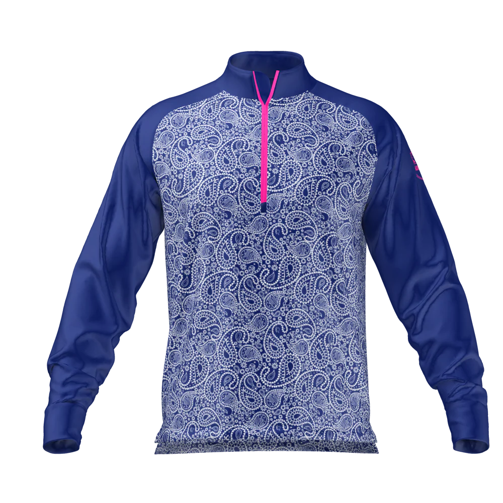 Paisley Mid Layer - Blue - Image 2