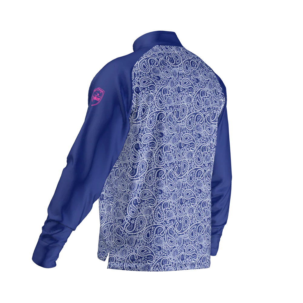Paisley Mid Layer - Blue - Image 5