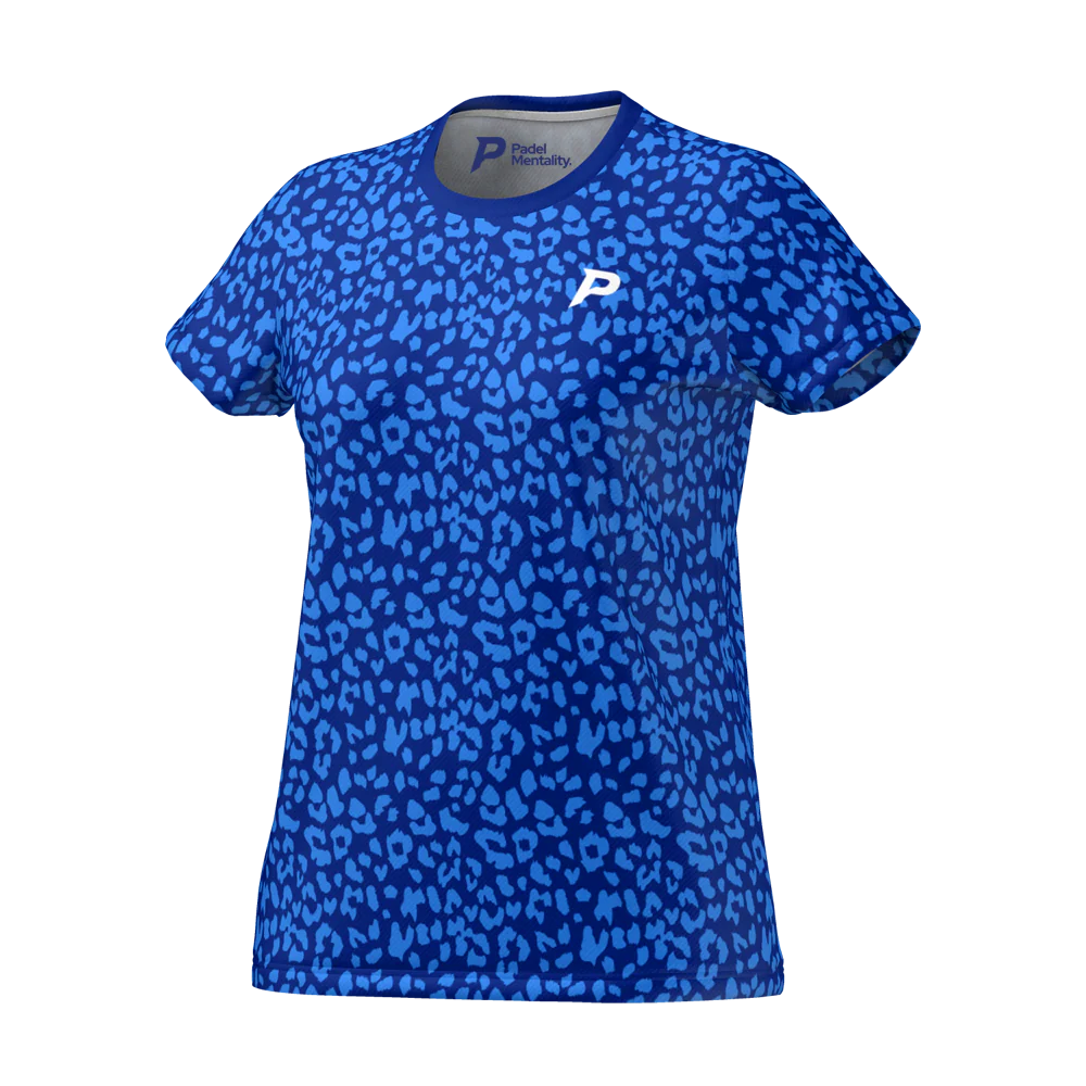 Padel Animal Tech Tee – Blue - Image 3