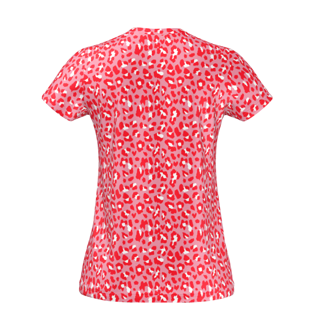 Padel Animal Tech Tee – Pink - Image 3