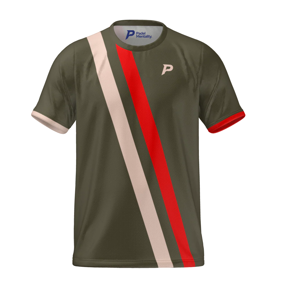 Padel Glide Tech Tee – Khaki